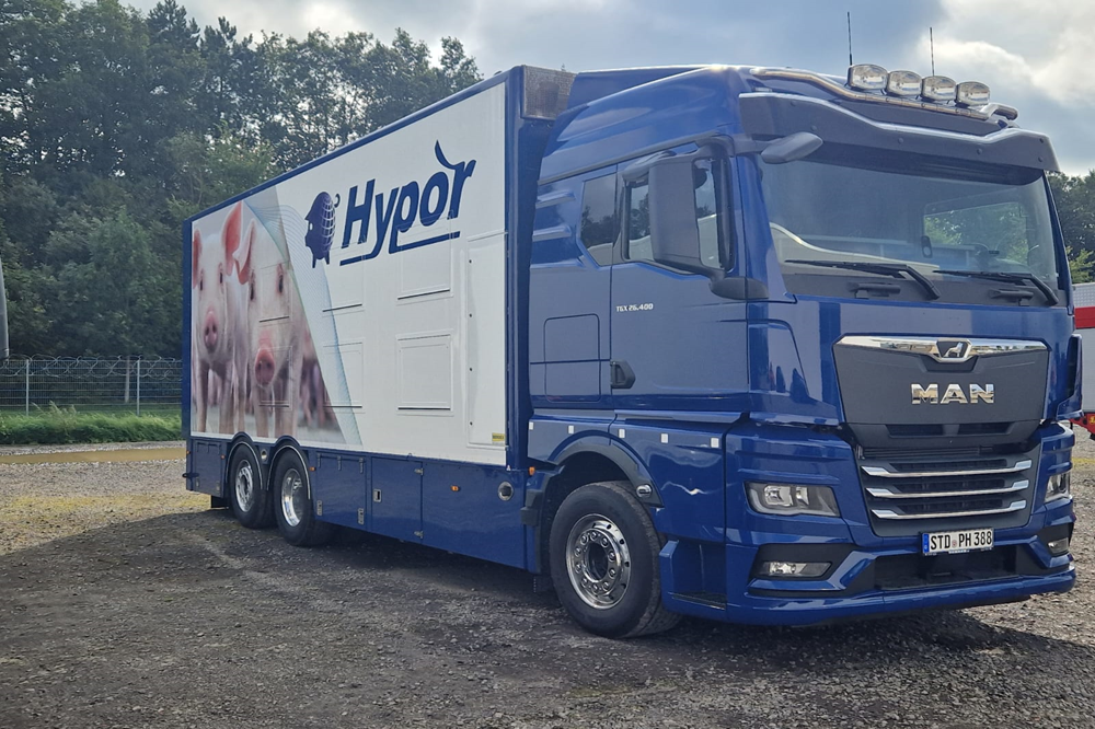 Hypor Belgium vervoert gelten met nieuwe geconditioneerde vrachtwagen